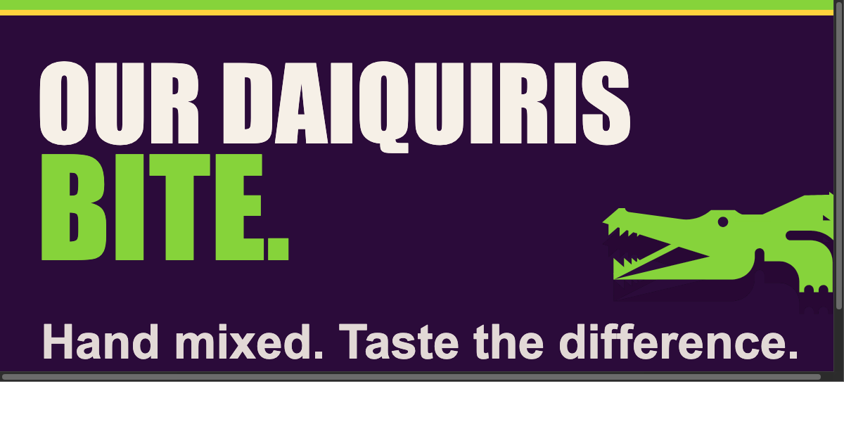 Bayou Scoundrels Daiquiris